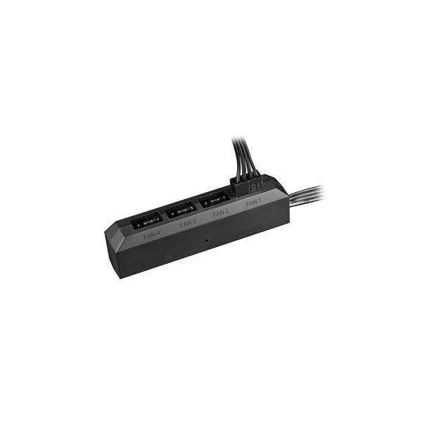 DeepCool FH-04 - 0,55 m - ATX (20-pin) - 4 x Molex (3-pin) - Gerade - Gerade - Schwarz (DP-F04PWM-HUB)