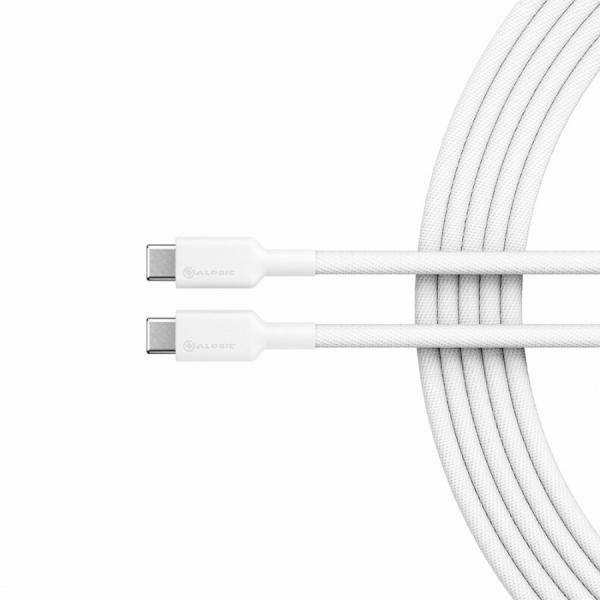 Alogic USB 2.0 Anschlusskabel Typ C -C 5A M/M 2m, wei Multimedia-Technik USB-Kabel Kabel - USB &