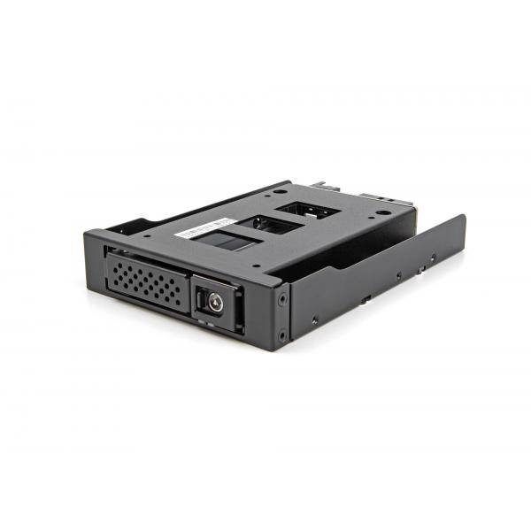 Delock 3.5? Metall Einbaurahmen für Slim Bay Wechselrahmen, Rackrahmen, Schwarz, Metall, China, 8,89