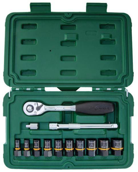 SATA Schraubenausdreher-Set BoltBiter, 13-teilig, 1/4 und 3/8 "