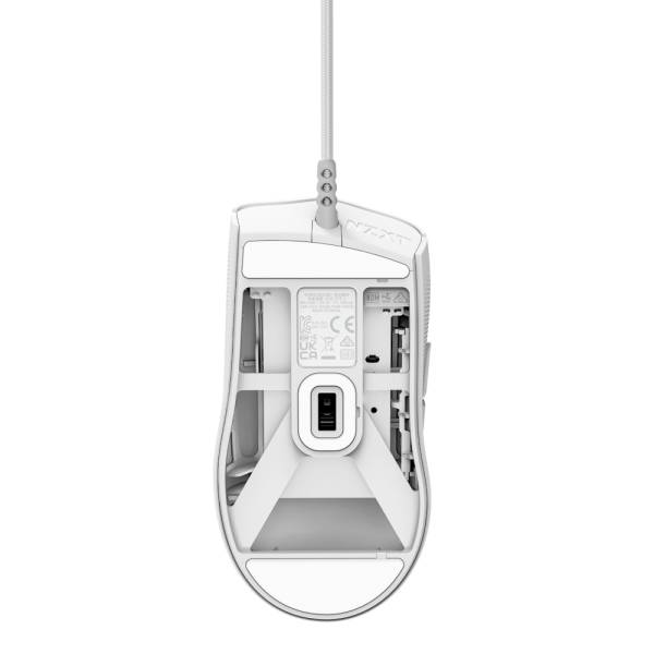 NZXT Lift 2 Ergo Gaming Maus - Weiß MS-001NW-02