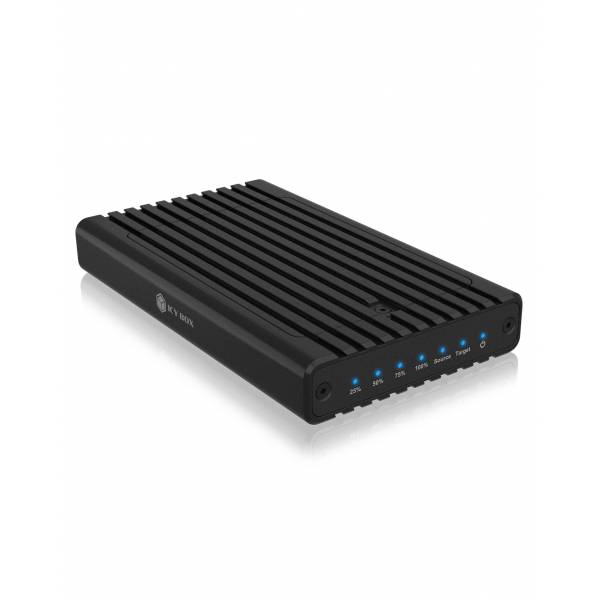 Geh. IcyBox mit Klonfunktion für M.2 NVMe SSDs USB3.2 Gen2 retail