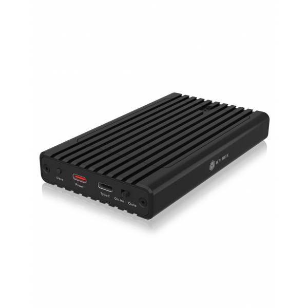 Geh. IcyBox mit Klonfunktion für M.2 NVMe SSDs USB3.2 Gen2 retail