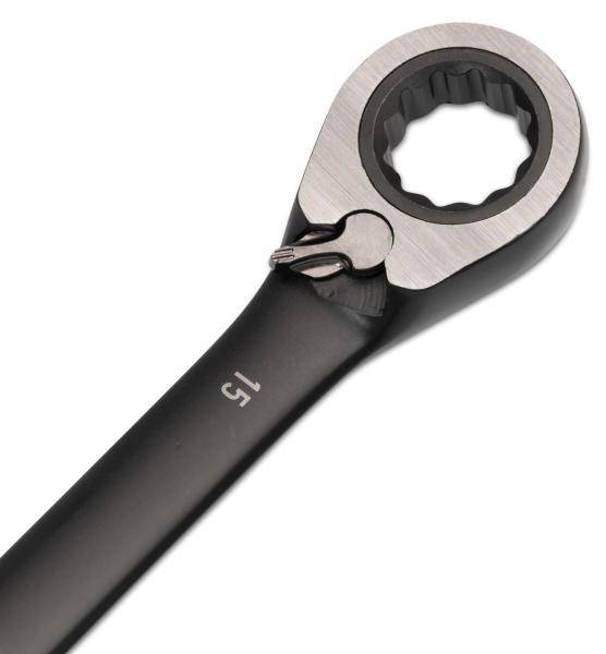 SATA Ratschen-Ringmaulschlüssel Set mit Richtungswechsel, 12-teilig