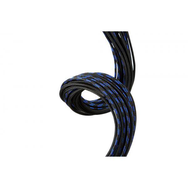 Extension cable set, 500mm, S-pattern - black/blue