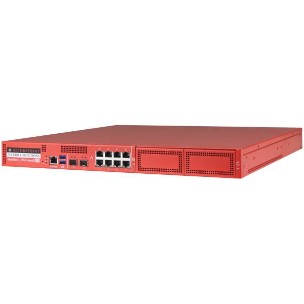 Securepoint RC1000R G5 Security UTM Appliance - 30000 Mbit/s - 3500 Mbit/s - 100