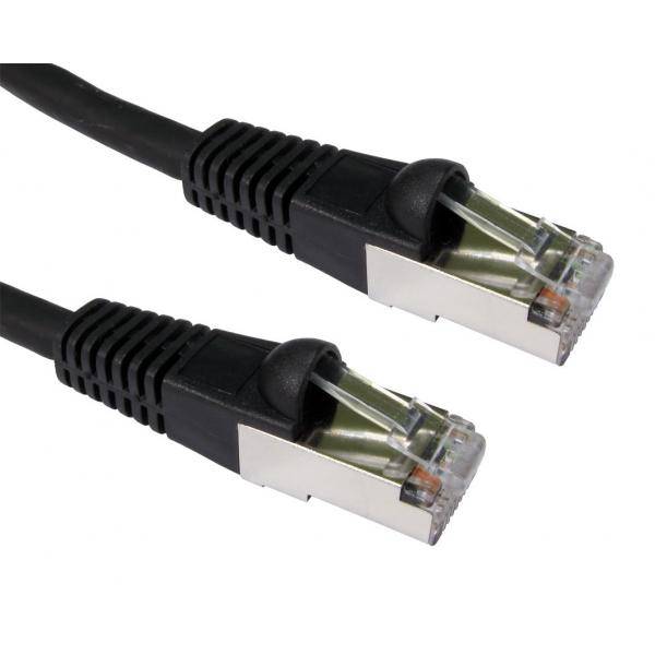 Cables Direct 1.5m Cat6A, 1,5 m, Cat6a, SF/UTP (S-FTP), RJ-45, RJ-45, Schwarz