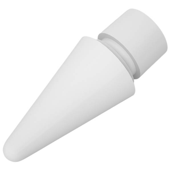 DEQSTER Aktive Stylusspitze - extra feine Spitze - weiß (Packung mit 2)
