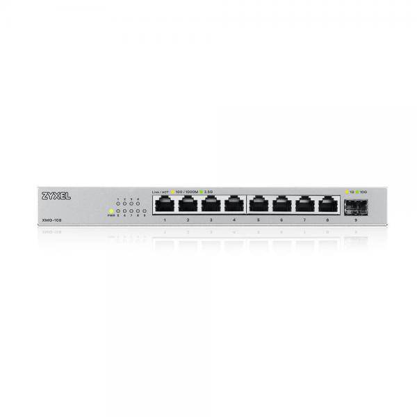 Zyxel Switch 9-Port MultiGig 8x 2.5G + 1x 10G SFP+ L2 XMG-108-ZZ0101F