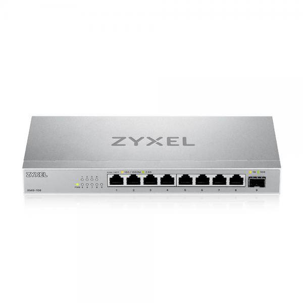 Zyxel Switch 9-Port MultiGig 8x 2.5G + 1x 10G SFP+ L2 XMG-108-ZZ0101F