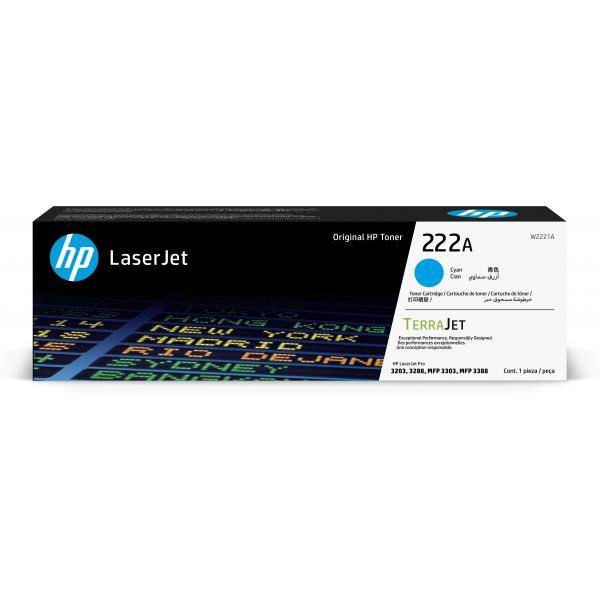 HP 222A - Cyan - original - LaserJet - Tonerpatrone (W2221A)