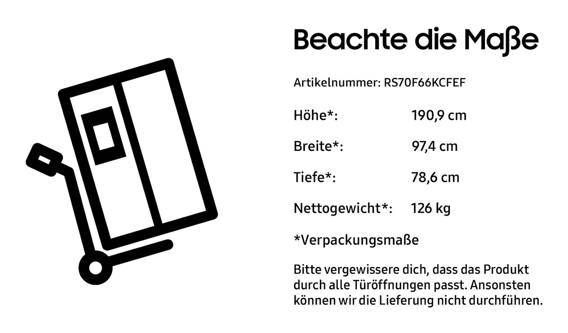 Samsung RS70F Side-by-Side mit Metal Cooling und Festwasseranschluss, EEK: D, Freistehend,