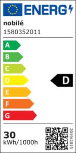 nobilé LED-Deckenleuchte Panel Aufbau 624x624 UGR< weiß 840