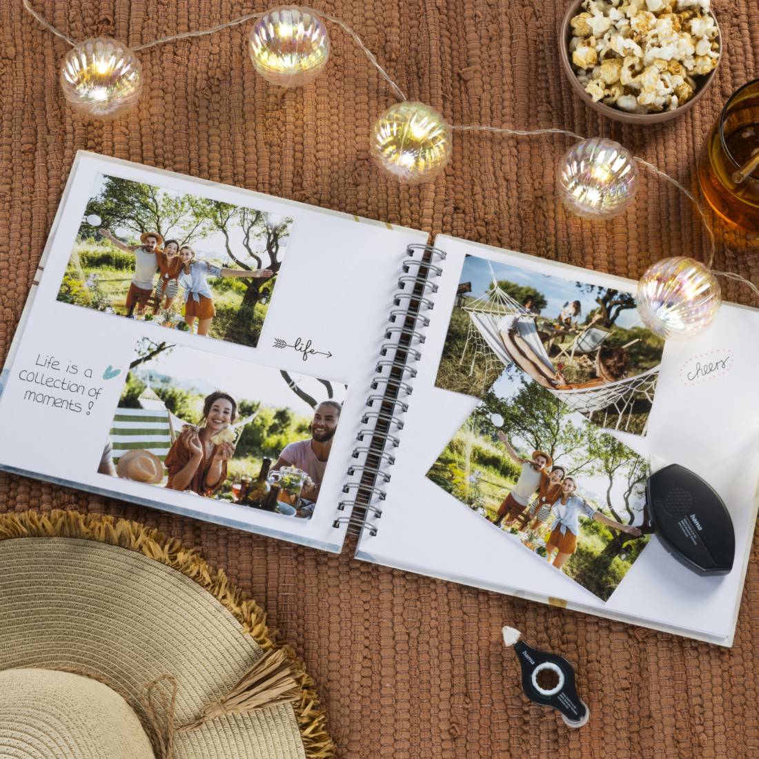 hama 00007570 Klebe-Roller, 12 m, permanent