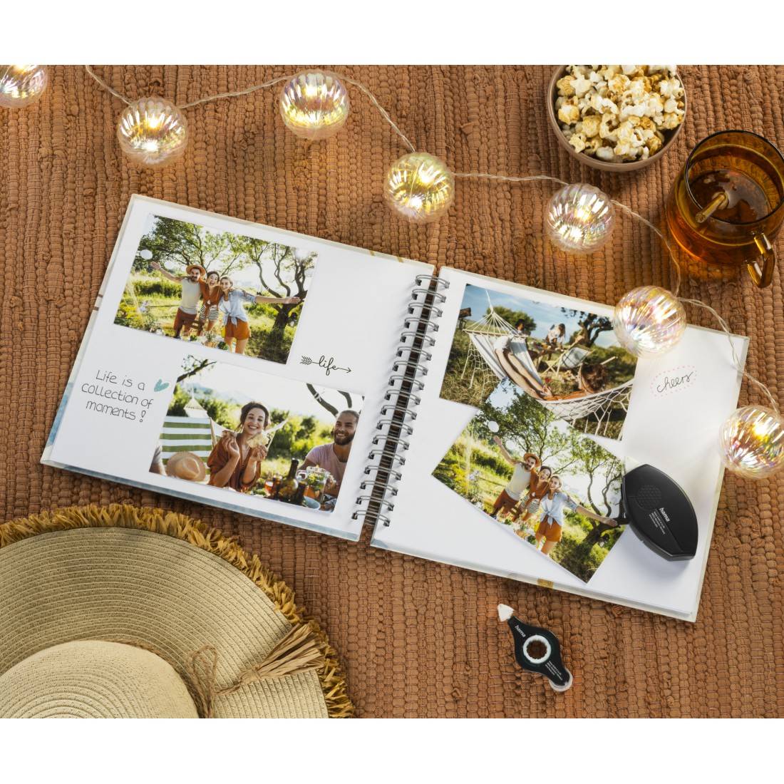 hama 00007570 Klebe-Roller, 12 m, permanent