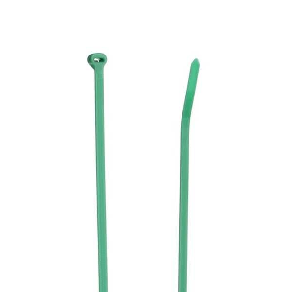 TUB TY26M-5 Kabelbinder mit Stahlnase, 284x3,6mm, gruen, PA