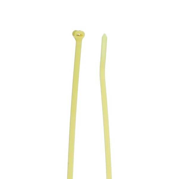TUB TY26M-4 Kabelbinder mit Stahlnase, 284x3,6mm, gelb, PA 6