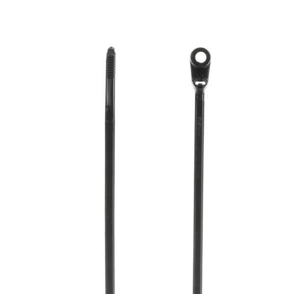 ABB TY534MX Kabelbinder mit Stahlnase, mit Montageloch, 151x3.5mm, schwarz, UV P