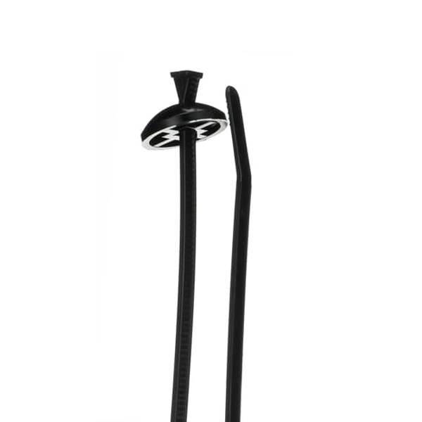 ABB TY541M Kabelbinder mit Stahlnase, Blindmontage, 244x5.7mm, schwarz, UV PA 6.