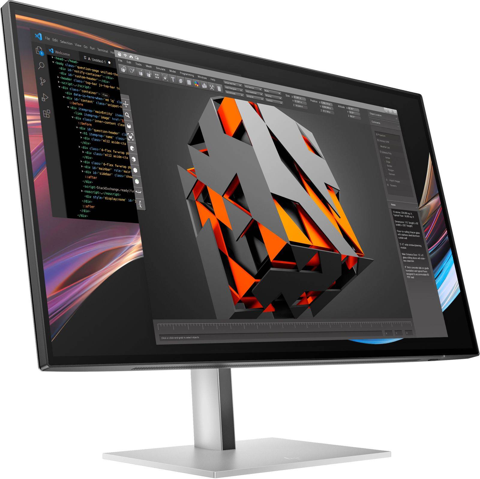 HP Series 7 Pro 4K Thunderbolt 4 Monitor - 727pk - 68,6 cm - 27"Projekt