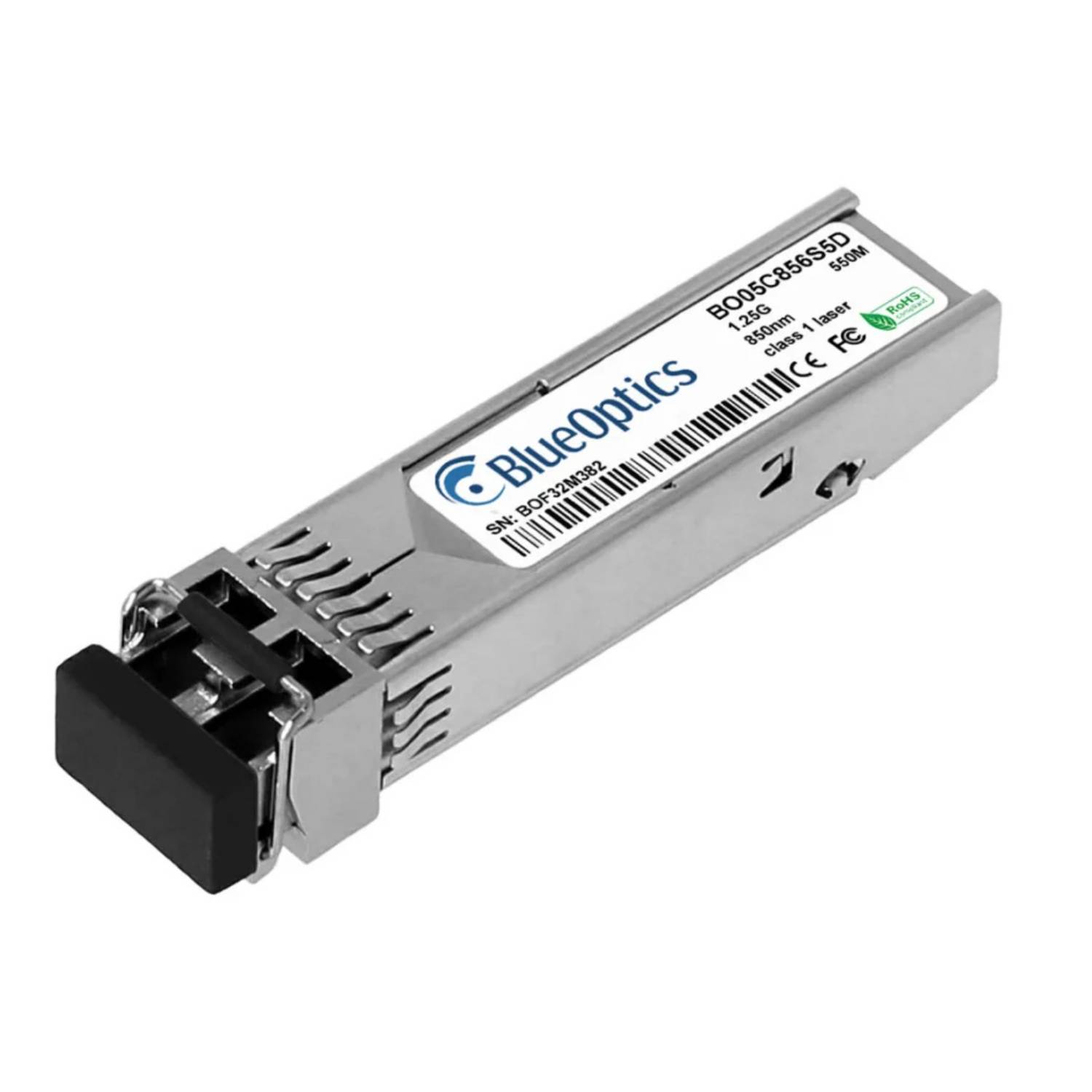 BlueOptics Grandstream F-MM850-550M-1.25G BlueOptics BO05C856S5D SFP Transceiver, 1000BASE-SX, Multimode Fiber, 850nm,