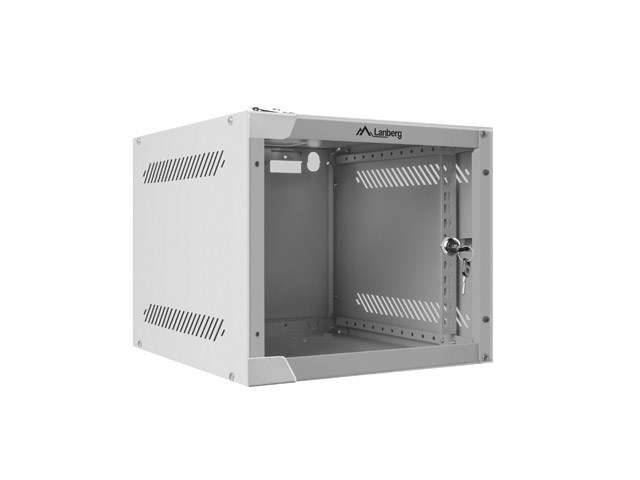 LANBERG 10 4U 280x310 Wandgehäuse Glastür (FlatPack) gr Multimedia-Technik 10 Gehäuse und
