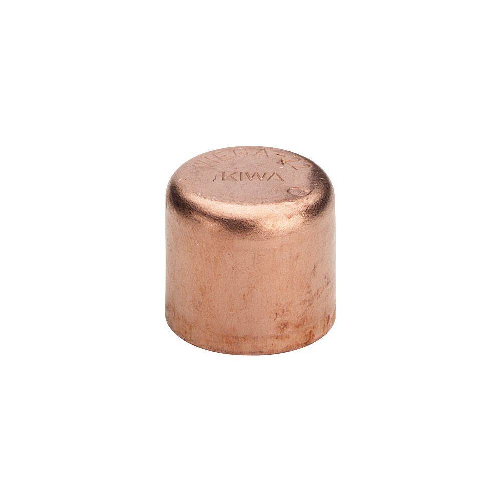 Viega Kappe 95301 mit Muffe, d. 54mm, Kupfer