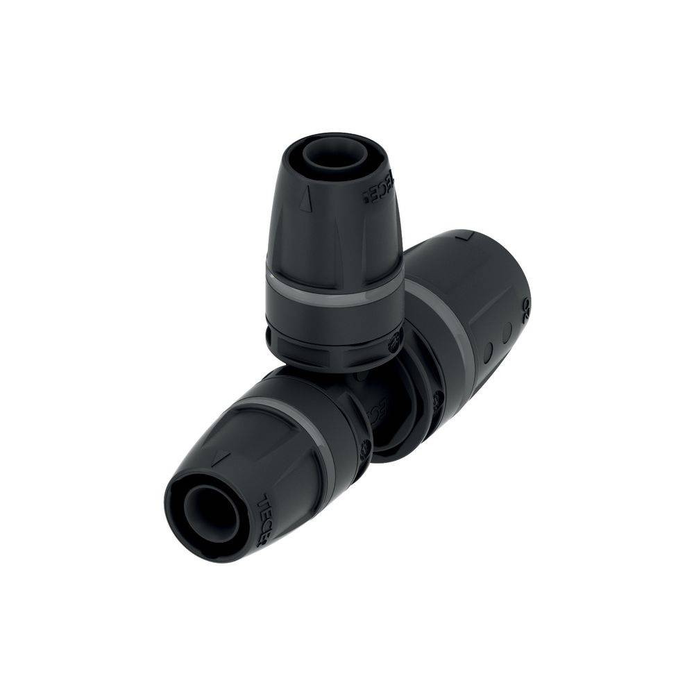 Tece logo-Push T-Stück reduziert Dimension 50x32x50mm, PPSU