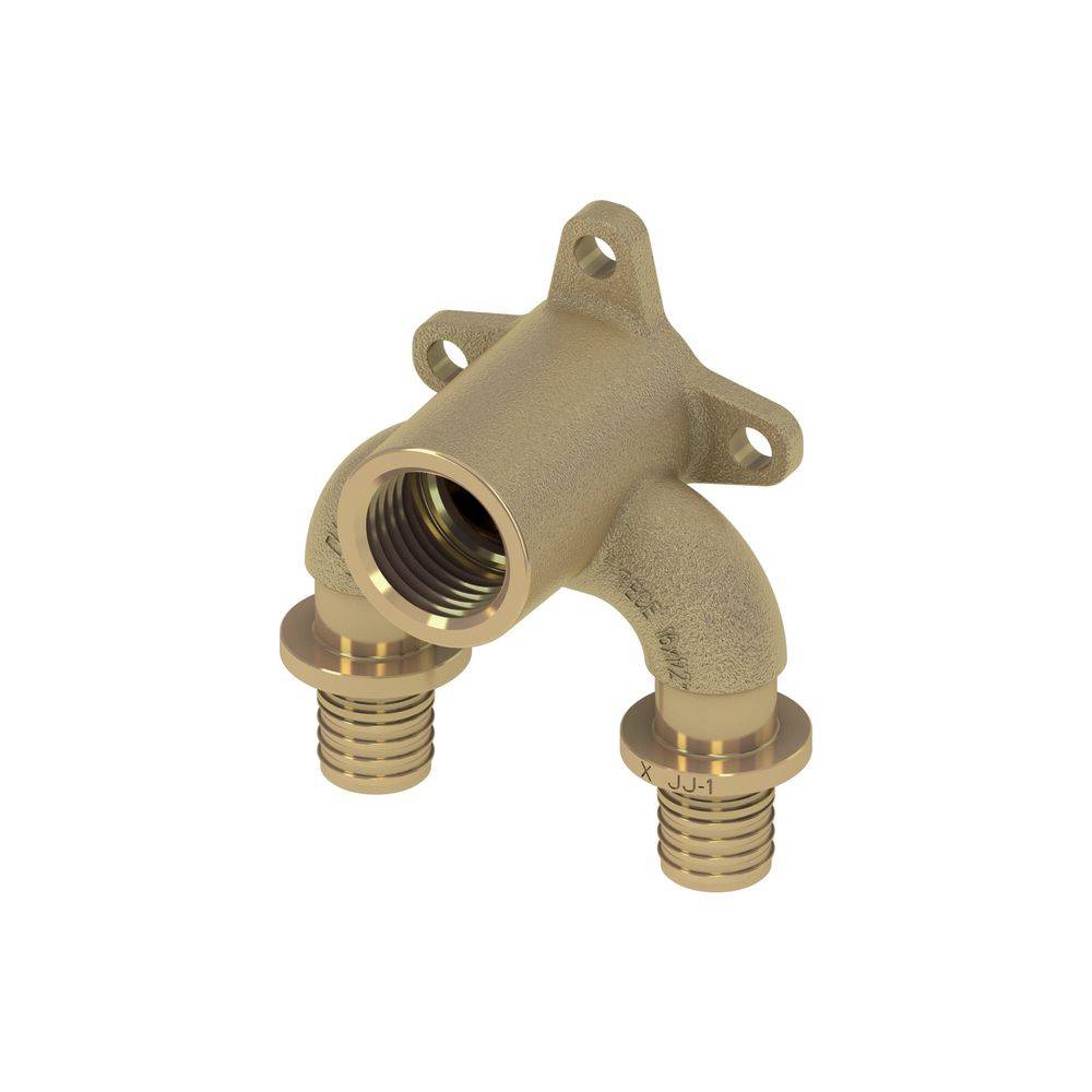 TECEflex U-Doppelw. druckverlustop. Dim. 16 x Rp 1/2" x 16, Siliziumbronze