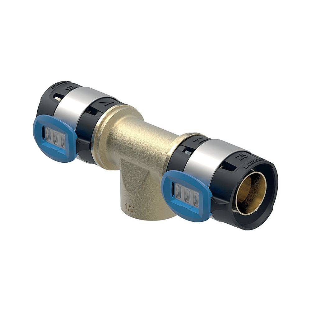 Geberit GE FlowFit T-Stück, IG Rg+, d40 x Rp1 x 40mm, 1 Stk.