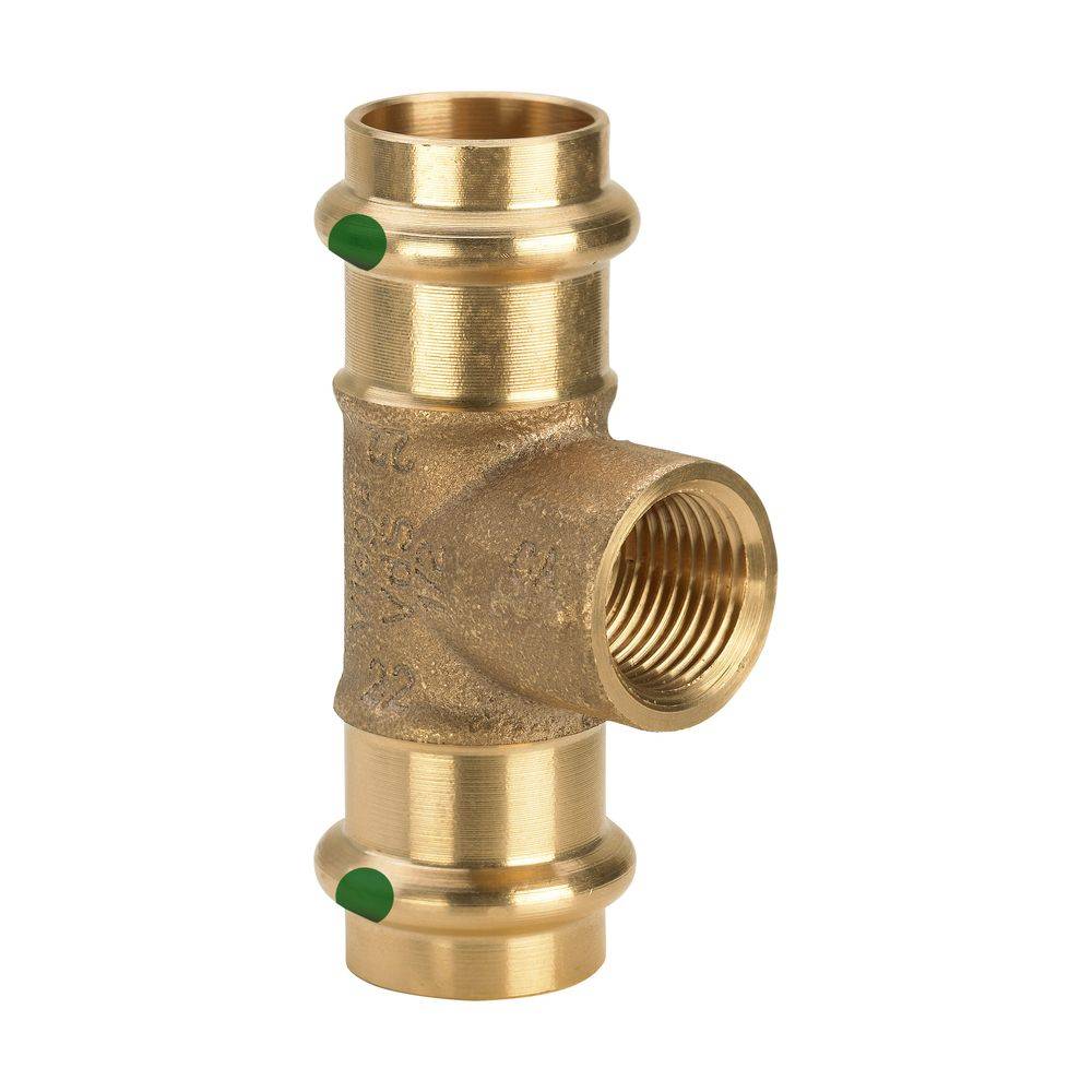Viega T-Stück Sanpress 2217.2 15xRp 1/2x15mm, RG o Sil-br, SC-Con.