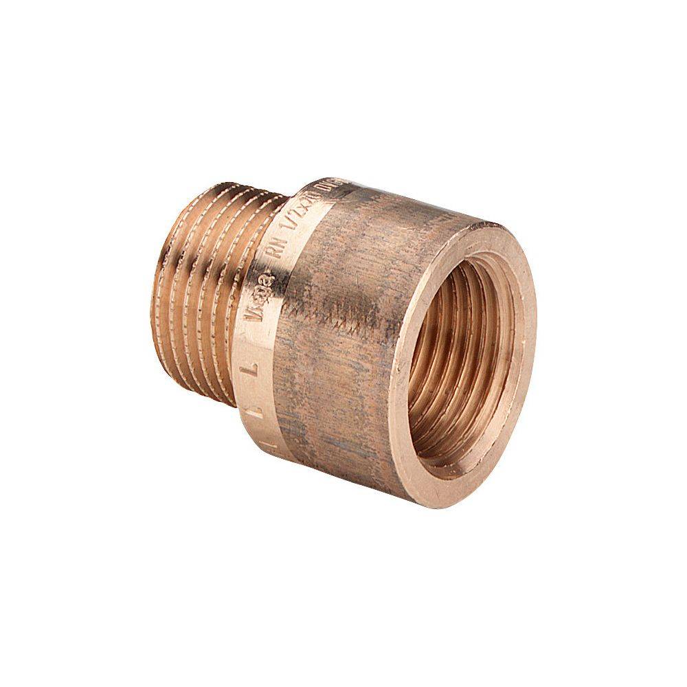 Viega Verlängerung 3525, R 1/2" x Rp 15mm, Rotguss