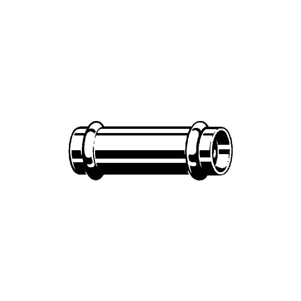 Viega Schiebemuffe Sanpress Inox 2315.5 22mm, Stahl nichtrostend, SC-Contur