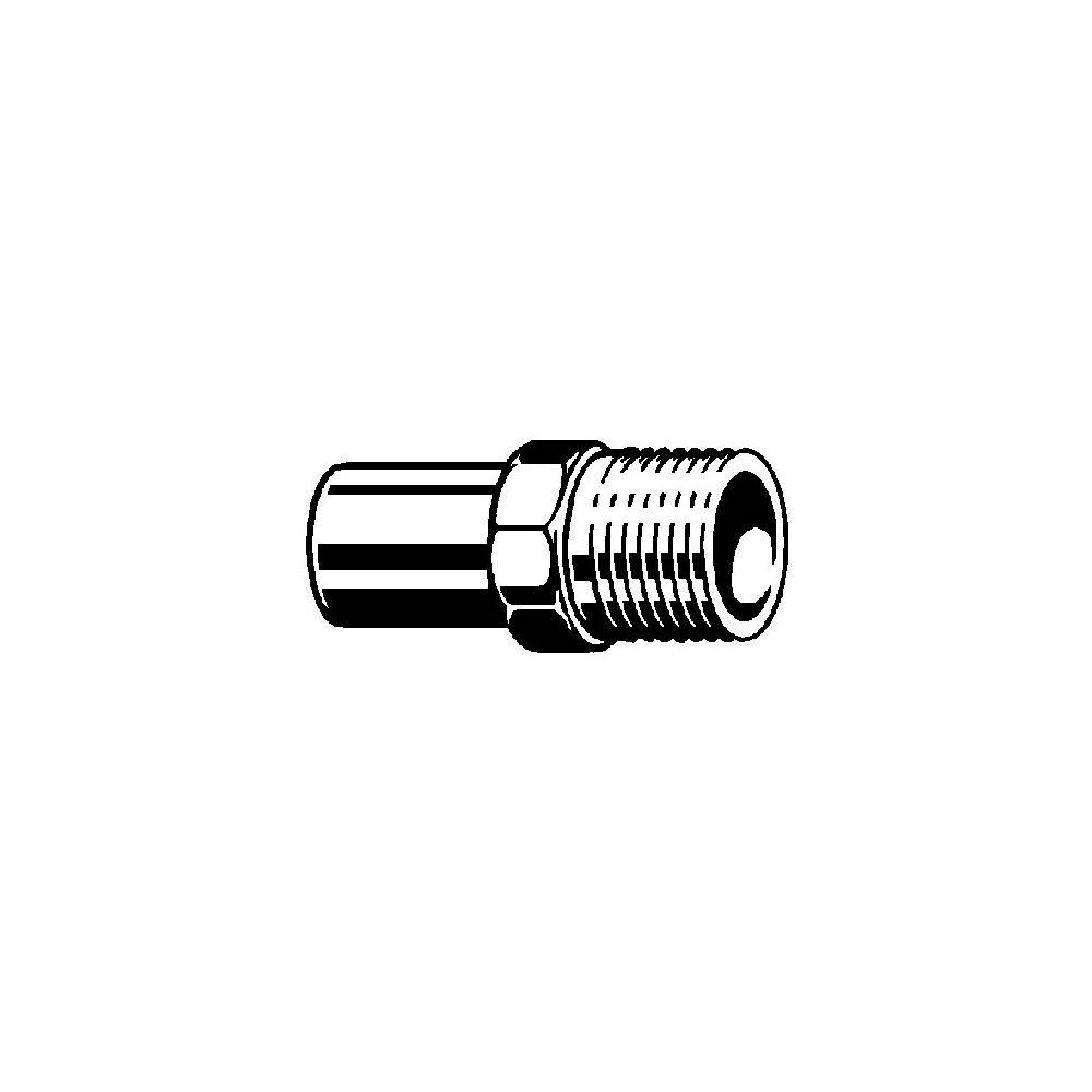 Viega Sanpress Einsteckstück 2211.1, d. 15mm x R 1/2", Siliziumbronze