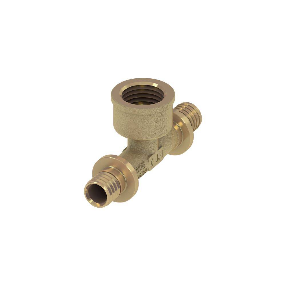 TECE T-Stück TECEflex 25mmxRp 3/4x25mm, IG, Rotguss
