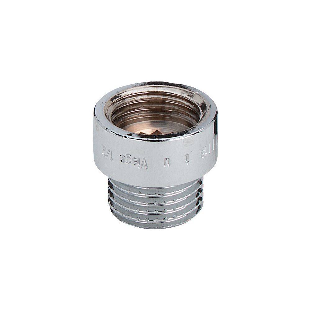 Viega Hahnverlängerung 3526, G 1/2" x 20mm, Rotguss, verchromt