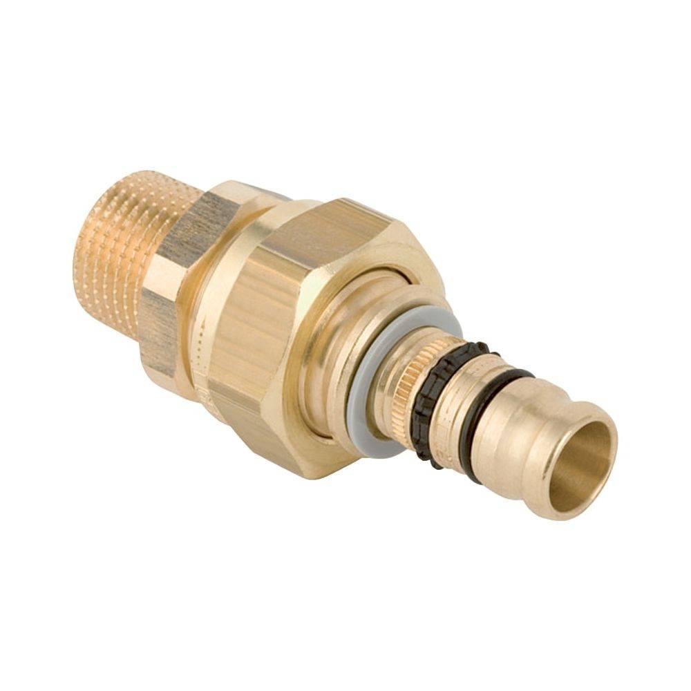 Geberit GE Mepla, Übergangsverschraubung, AG, d16mm x R1/2, lösbar, 1 Stk.