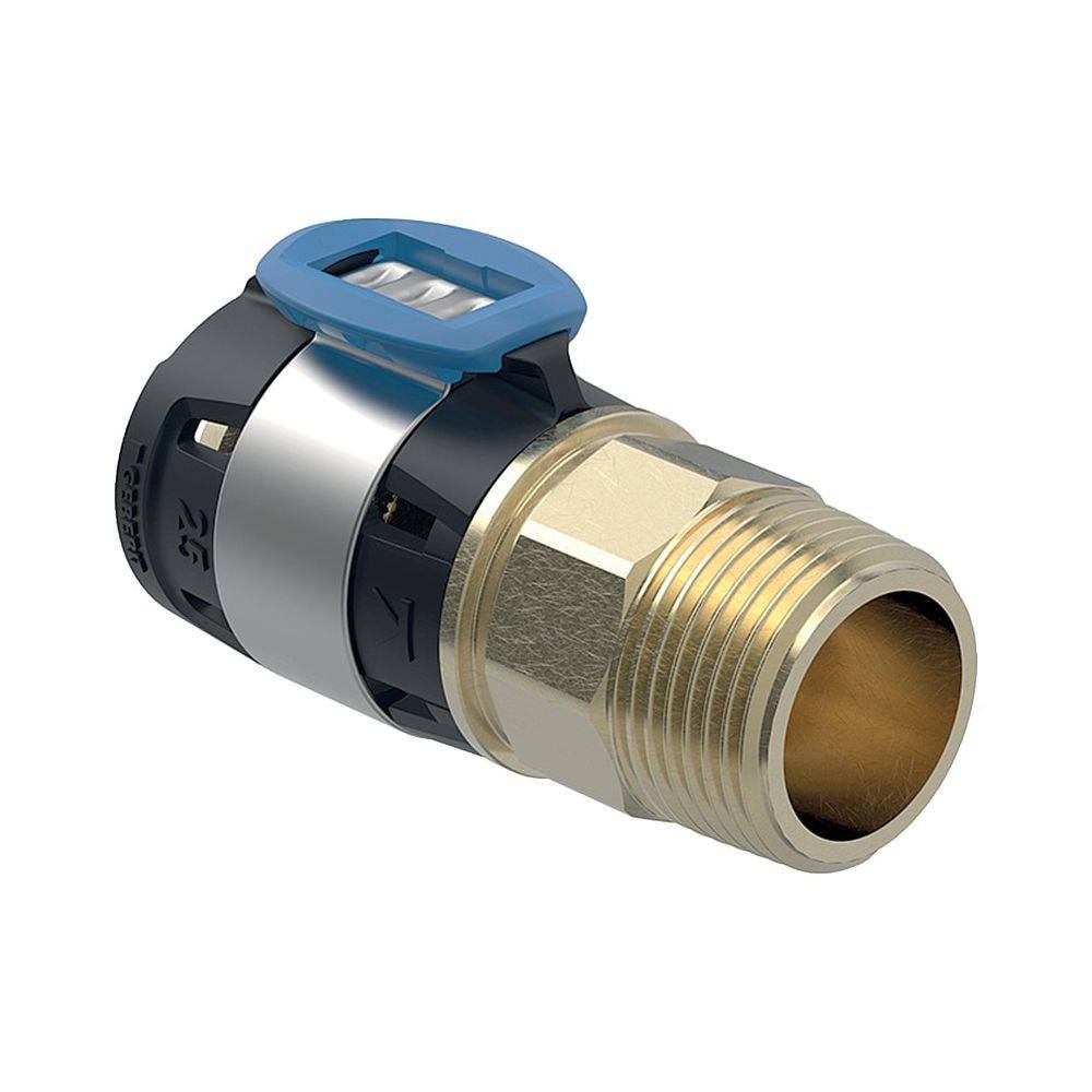 GEBERIT FlowFit Übergang mit Aussengewin SiBr d20-R3/8