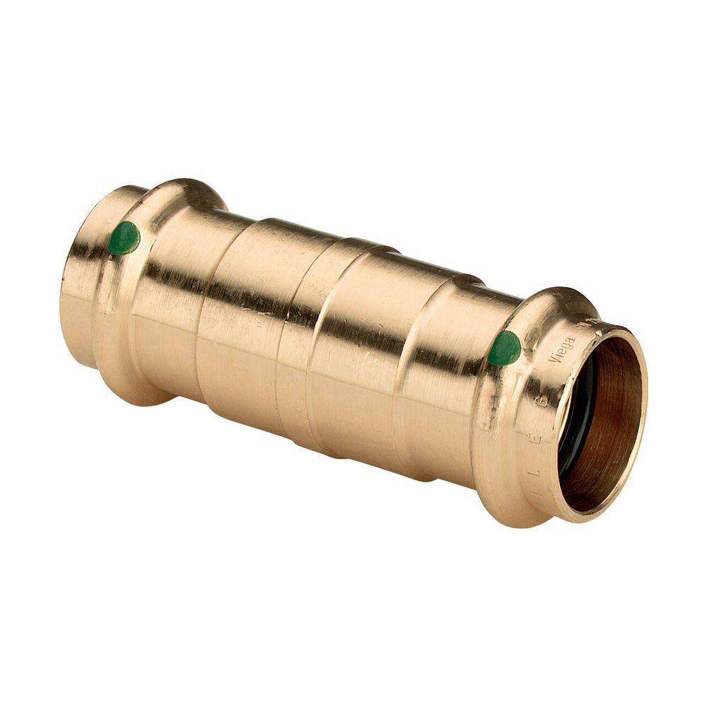 Viega Schiebemuffe Sanpress 2215.5 15mm, RG oder Siliziumbronze, SC-Contur
