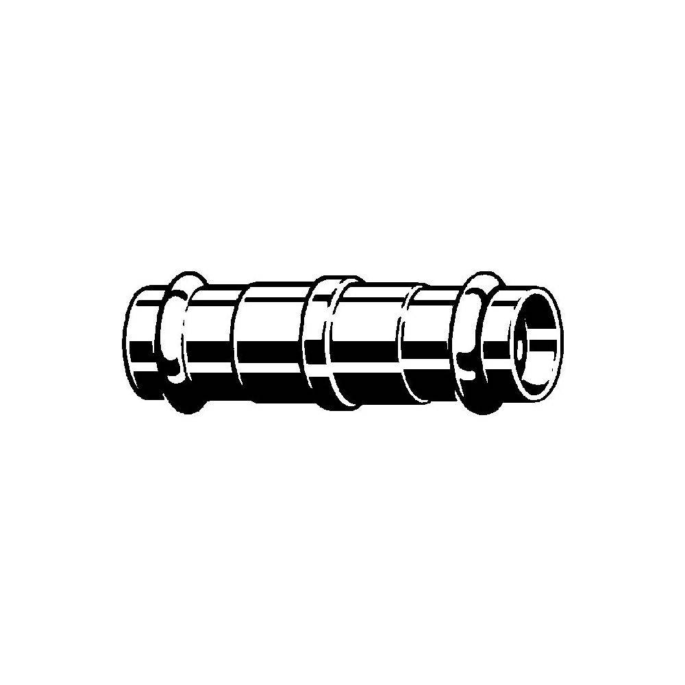 VIEGA Schiebe-Muffe SANPRESS Nr.2215.5, 119041 22mm aus Rotguss