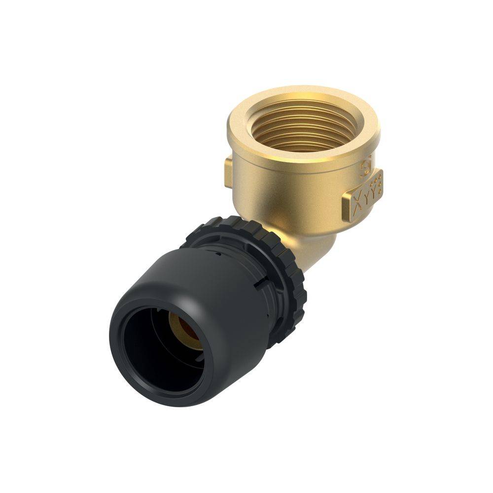 TECE TECElogo-Ax Winkelübergangsmuffe Dimension 25 x Rp 3/4", Siliziumbronze