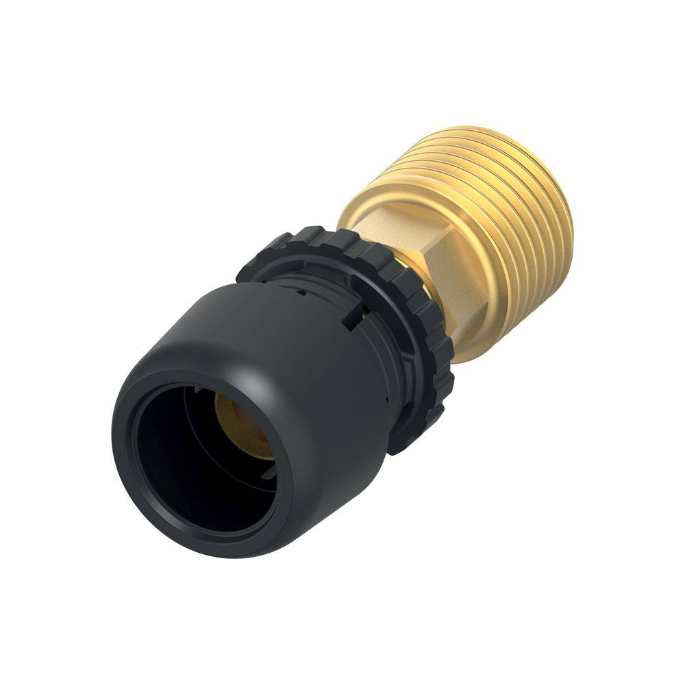 Tece logo-Ax Übergangsnippel Dimension 32mm x R 1", Siliziumbronze