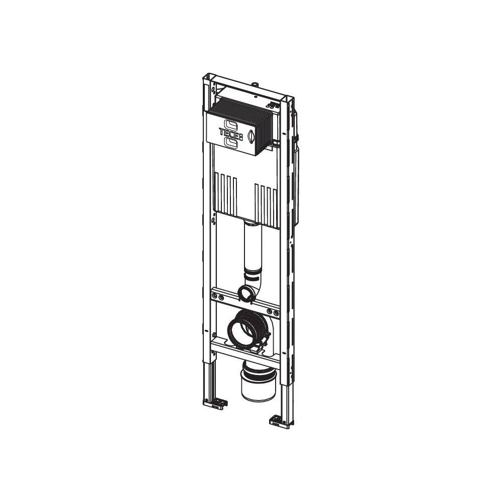 TECE TECEprofil WC-Modul mit Compact 320-Spülkasten, Bauhöhe 1120 mm