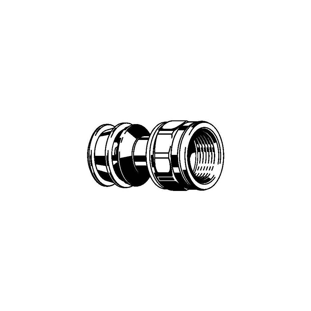 Viega Übergangsstück Raxofix 5312 25mmxRp 3/4, m SC-Contur, Siliziumbronze