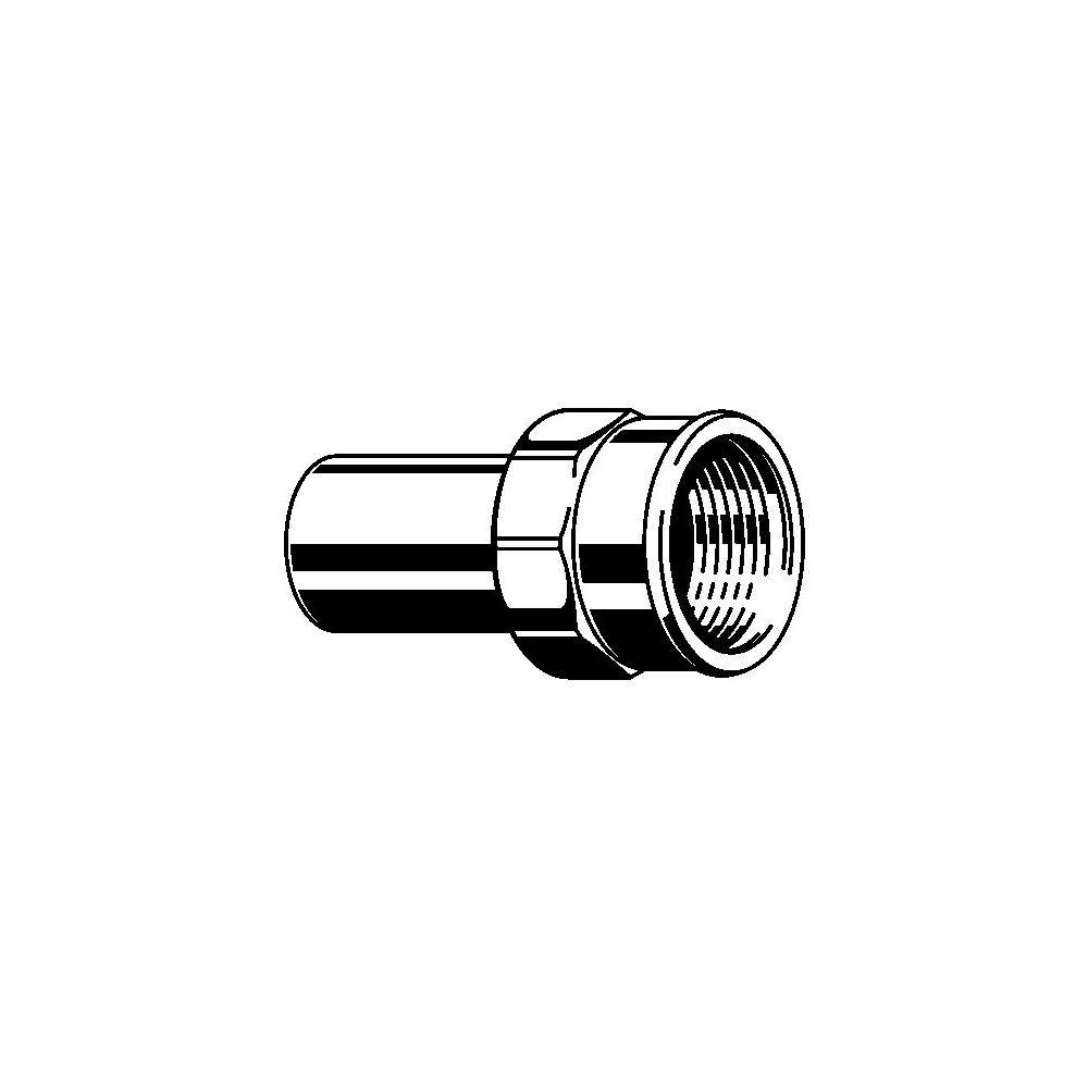 Viega Einsteckstück Sanpress 2212.1 22mmxRp 1/2, RG o Sil-br, Einstecke.