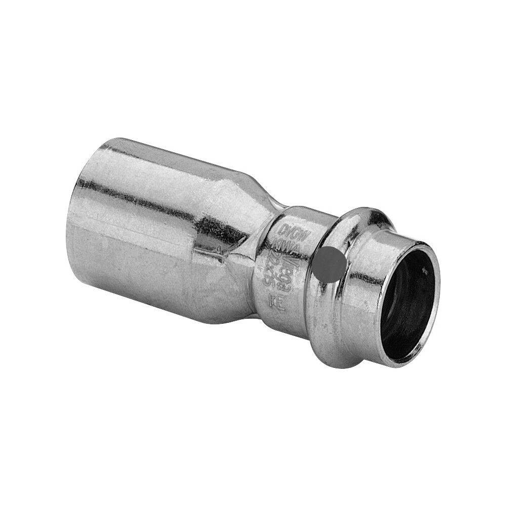 Viega Profipress Reduzierstück I/A mit SC-Contur 2415.1, d. 42x35mm, Kupfer