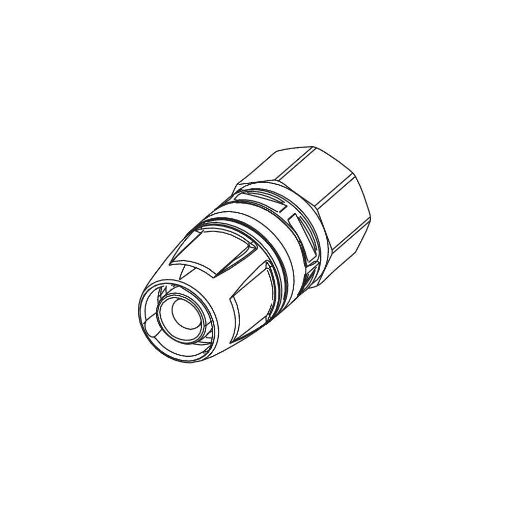 Tece logo-Push Übergangsmuffe Dimension 50mm x Rp 2", Rotguss/Siliziumbronze