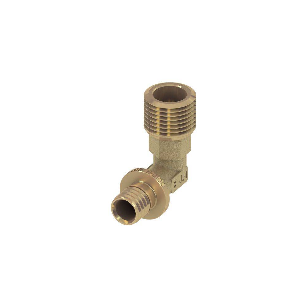 TECEflex Winkelübergangsnippel Dim. 16 x R 1/2", Siliziumbronze