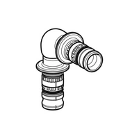 Geberit Mepla Winkel 90°, Außendurchmesser 20mm Geberit Mepla Winkel 90°, Außendurchmesser 20mm
