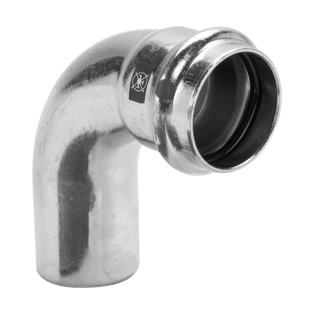 Viega Bogen Prestabo 1116.1 42mm, 90G, St unl., SC-Con., Einstecke.